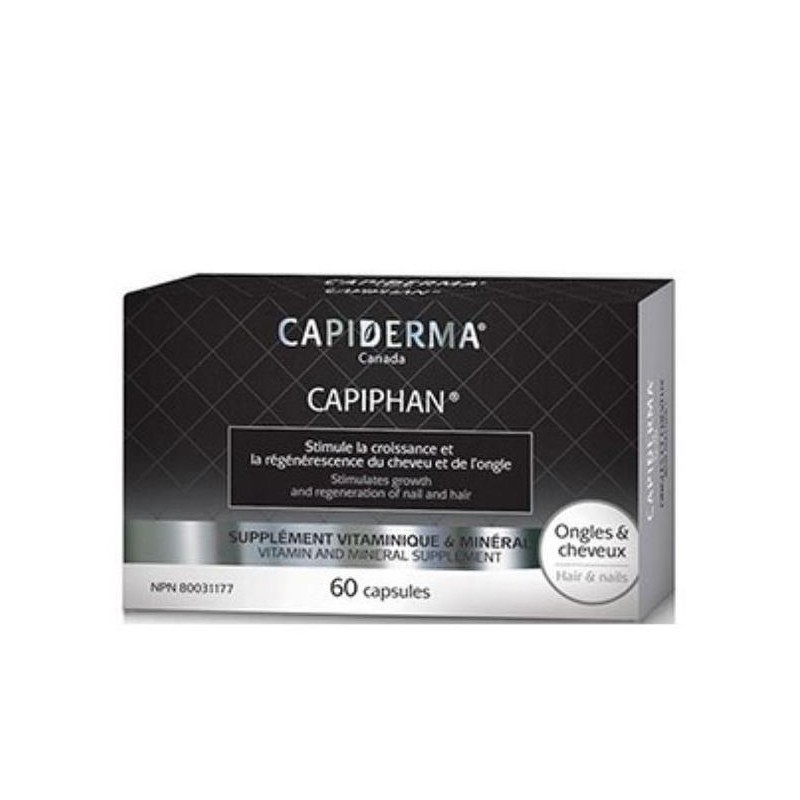 CAPIDERMA CAPIPHAN ONGLES ET CHEVEUX 60 CAPSULES