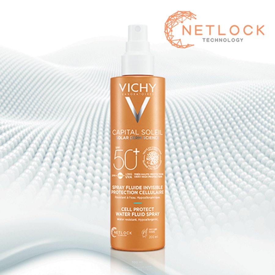 VICHY Capital Soleil Spray SPF50+ Protection Solaire Résistante 200ml