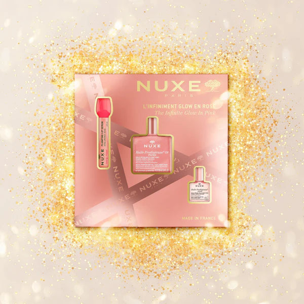 NUXE Coffret L’Infiniment Glow En Rose Flora Cadeau Noël Éclat
