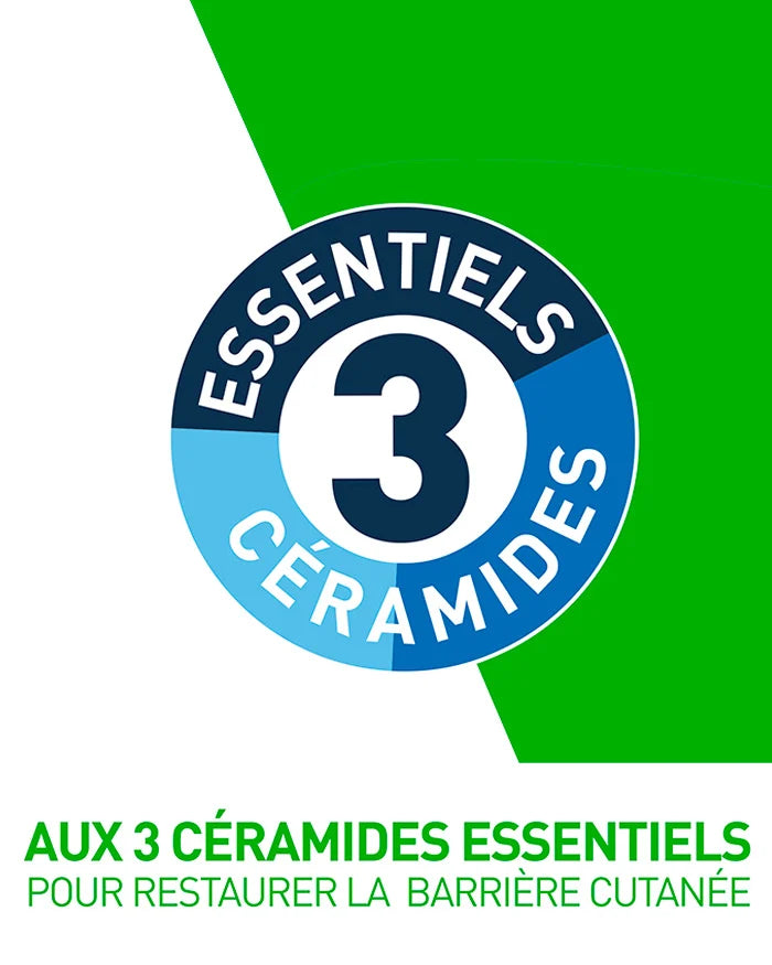 CERAVE Crème Moussante Nettoyante Hydratante Démaquillage Doux Peaux Sèches
