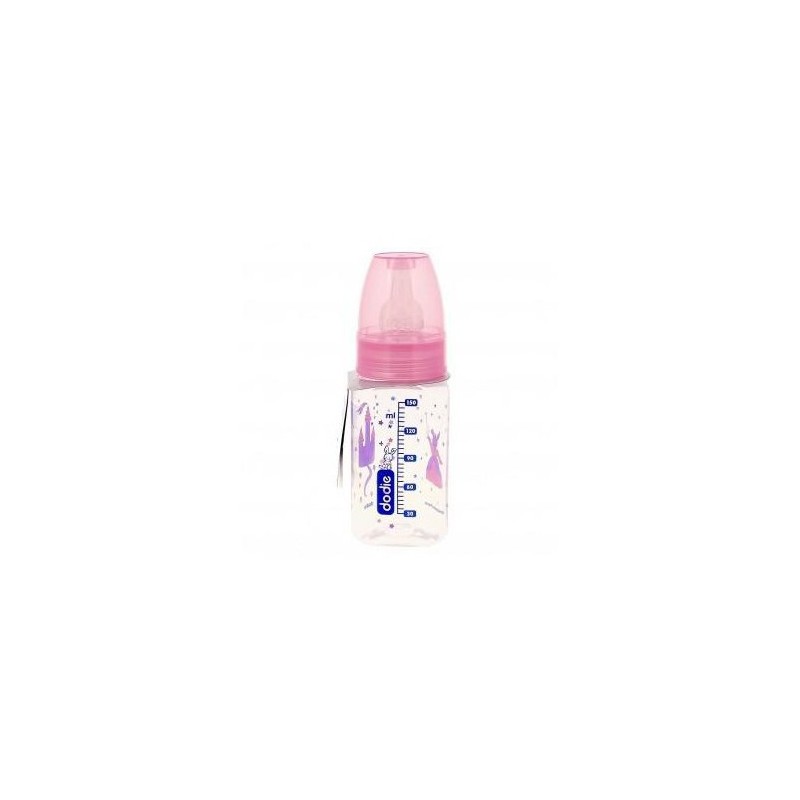 DODIE BIBERON COL ÉTROIT ROSE PRINCESSE 150ML