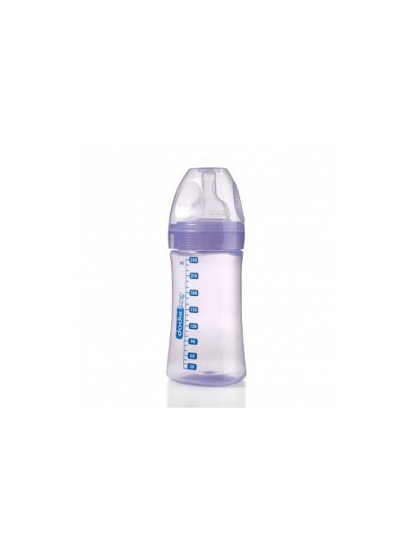 DODIE BIBERON INITIATION+ MAUVE TÉTINE DÉBIT 2 240ML