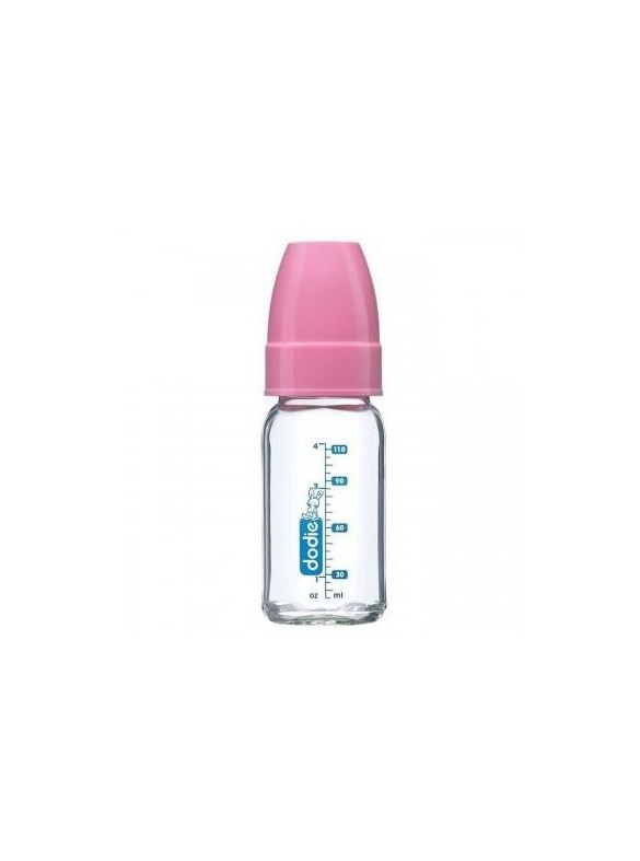DODIE BIBERON VERRE COL ÉTROIT ROSE 120ML