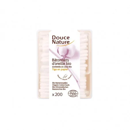 DOUCE NATURE BATONNETS D’OREILLE BIO 200 U