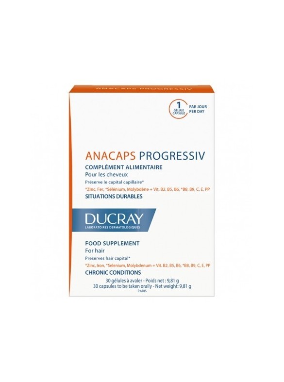 DUCRAY ANACAPS PROGRESSIV 30 CAPSULES