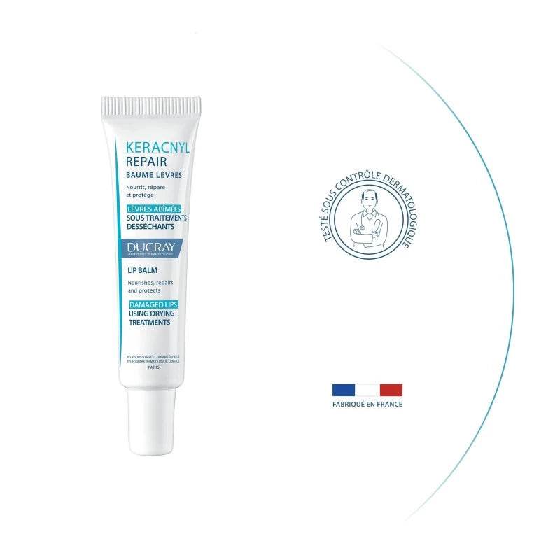 DUCRAY Keracnyl Repair Baume Lèvres 15ml – Lèvres Gercées Post-Traitement
