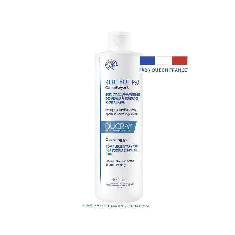 DUCRAY Kertyol PSO Gel Quotidien 400ml – Nettoyant Corps Psoriasis & Squames