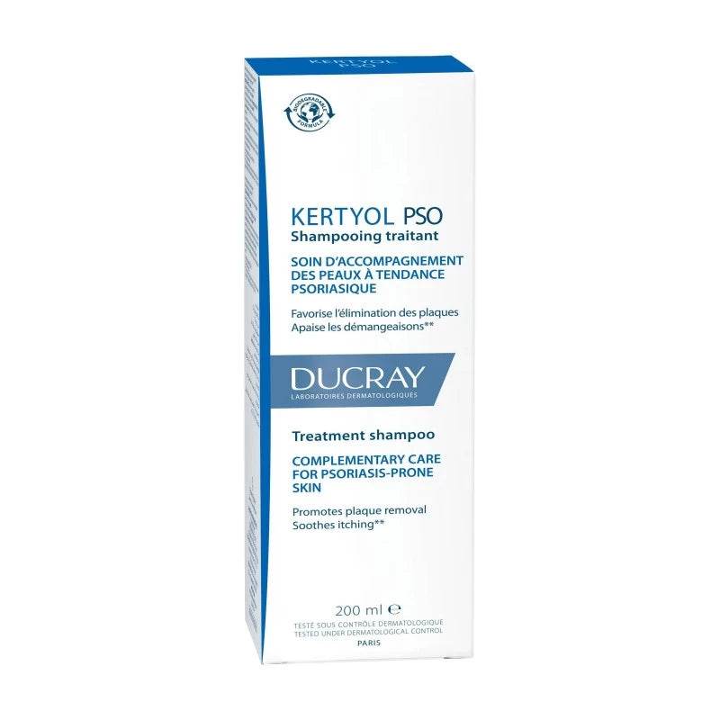 DUCRAY Kertyol PSO Shampooing Traitant Rééquilibrant 200ml – Psoriasis & Squames