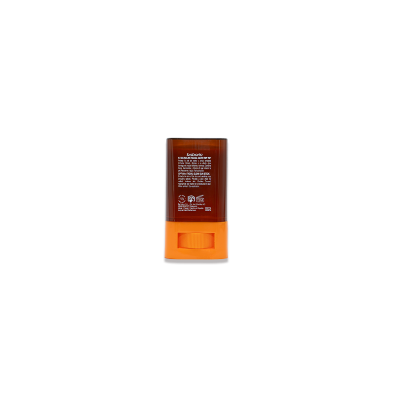 BABARIA Écran Solaire Stick Glow SPF50+ 20g Protection Solaire Très Haute Effet Lumineux