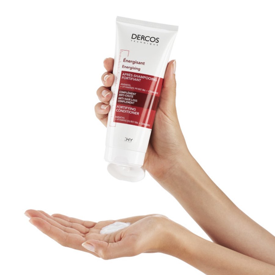 VICHY Dercos Technique Énergisant Après-Shampooing Fortifiant Anti-Chute 200ml