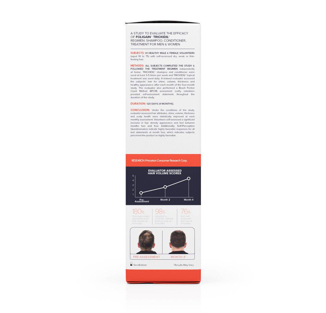 FOLIGAIN Triple Action Conditioner Trioxidil 2% Homme Après-Shampoing Anti-Chute Cheveux Densité Volume Croissance Capillaire