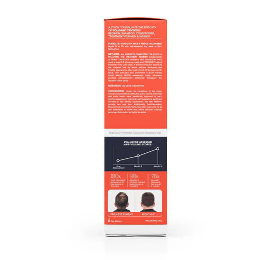 FOLIGAIN Triple Action Shampooing Trioxidil 2% Homme Shampoing Anti-Chute Cheveux Densité Volume Croissance Capillaire