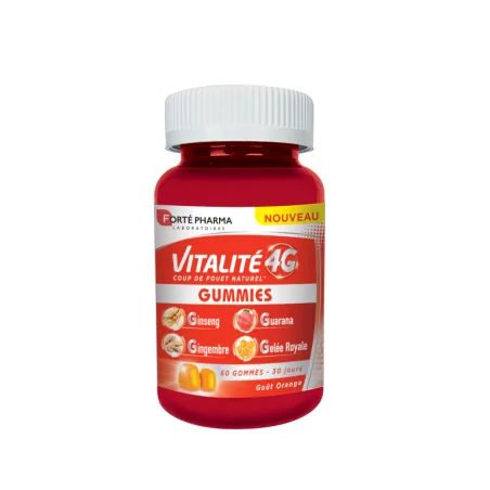 FORTE PHARMA VITALITE 4G GUMMIES GOUT ORANGE 60 GOMMES