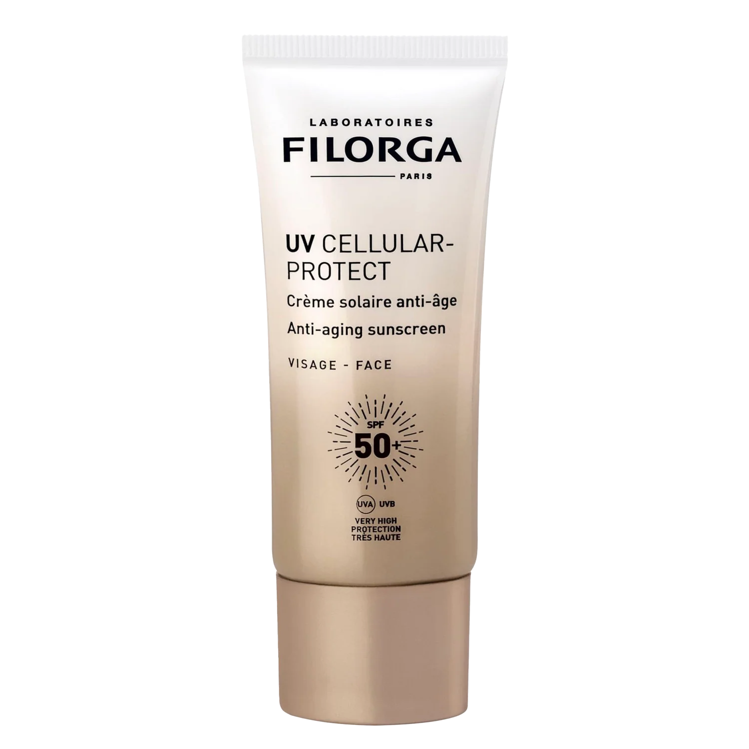 FILORGA UV-Cellular Protect Visage SPF50+ 40ml – Crème Solaire Visage Anti-Âge