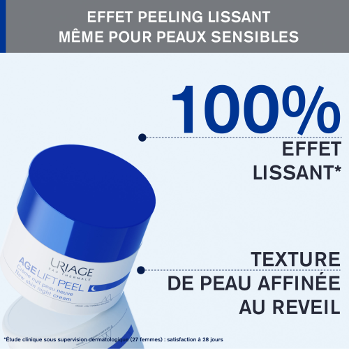 URIAGE Age Protect Crème Nuit Peeling Multi-Actions 50ml Anti-Âge AHA