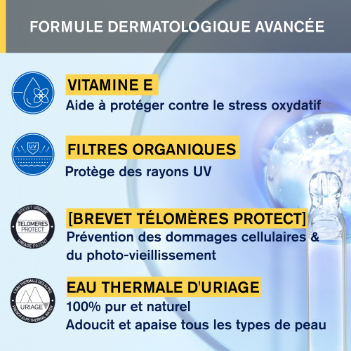 URIAGE Bariésun 100 Fluide Protecteur Extrême SPF50+ 50ml Très Haute Protection