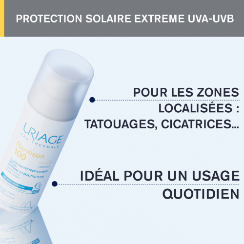 URIAGE Bariésun 100 Fluide Protecteur Extrême SPF50+ 50ml Très Haute Protection