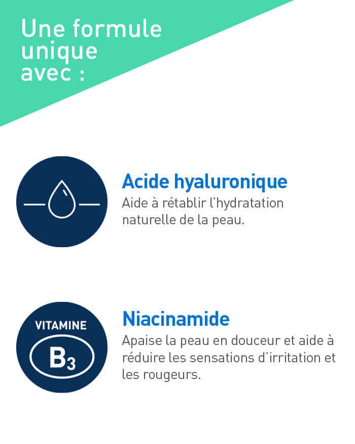 CeraVe Gel Moussant Nettoyant 236ml – Purification & Équilibre Peaux Normales à Grasses