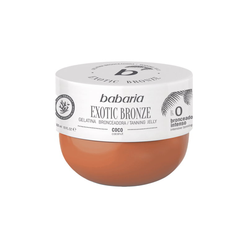 BABARIA Gelée Bronzante Noix de Coco Bronze Exotique 300ml Accélérateur Bronzage Hydratation