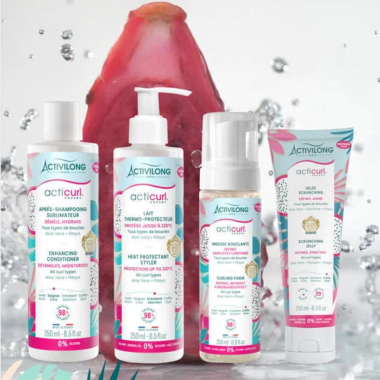 ACTIVILONG Acticurl Gelée Scrunching 250ml Gel Coiffant Boucles Définition Fixation