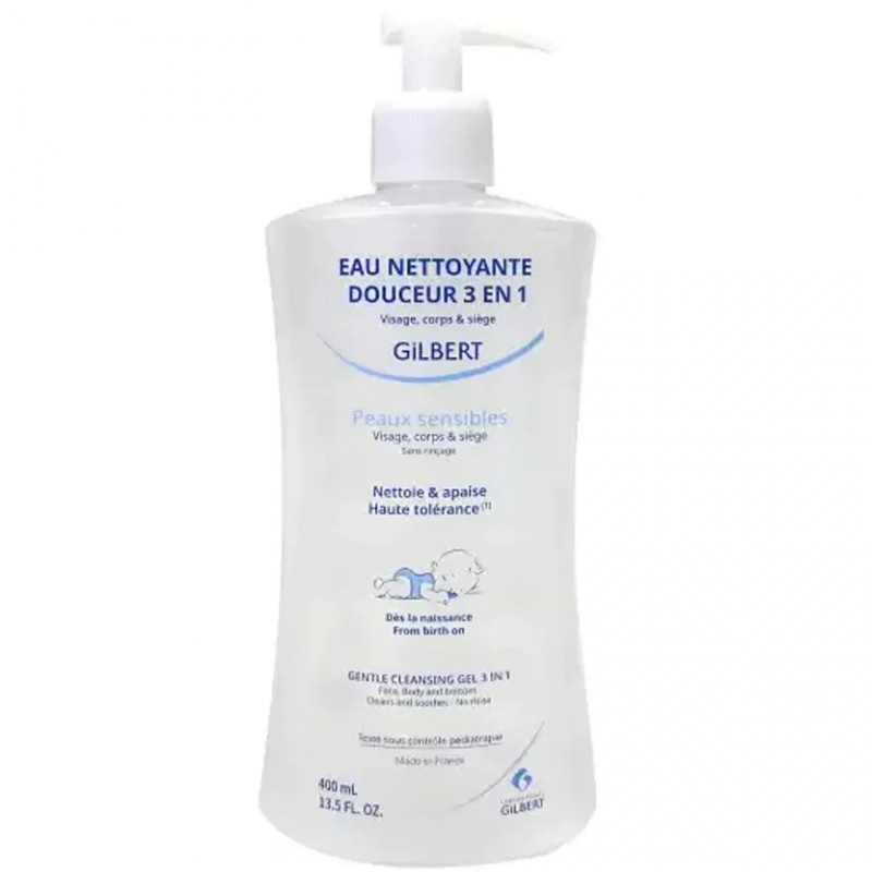 GILBERT EAU NETTOYANTE DOUCEUR 3EN1 BEBE 200ML