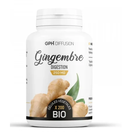 GPH DIFFUSION GINGEMBRE Bio 200 gélules