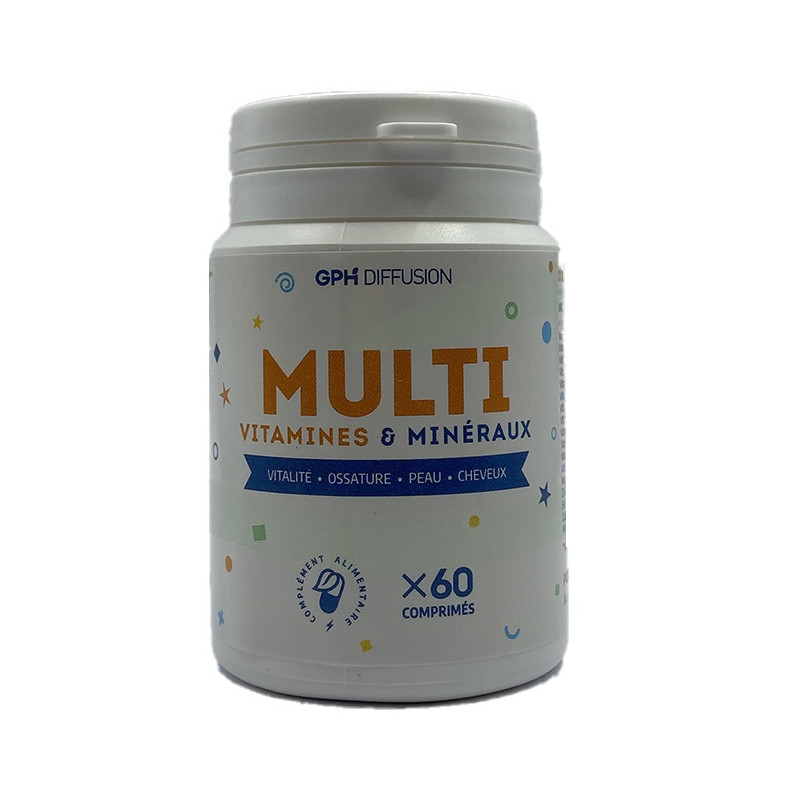 GPH DIFFUSION MULTI VITAMINE & MINERAUX 60 COMPRIMES