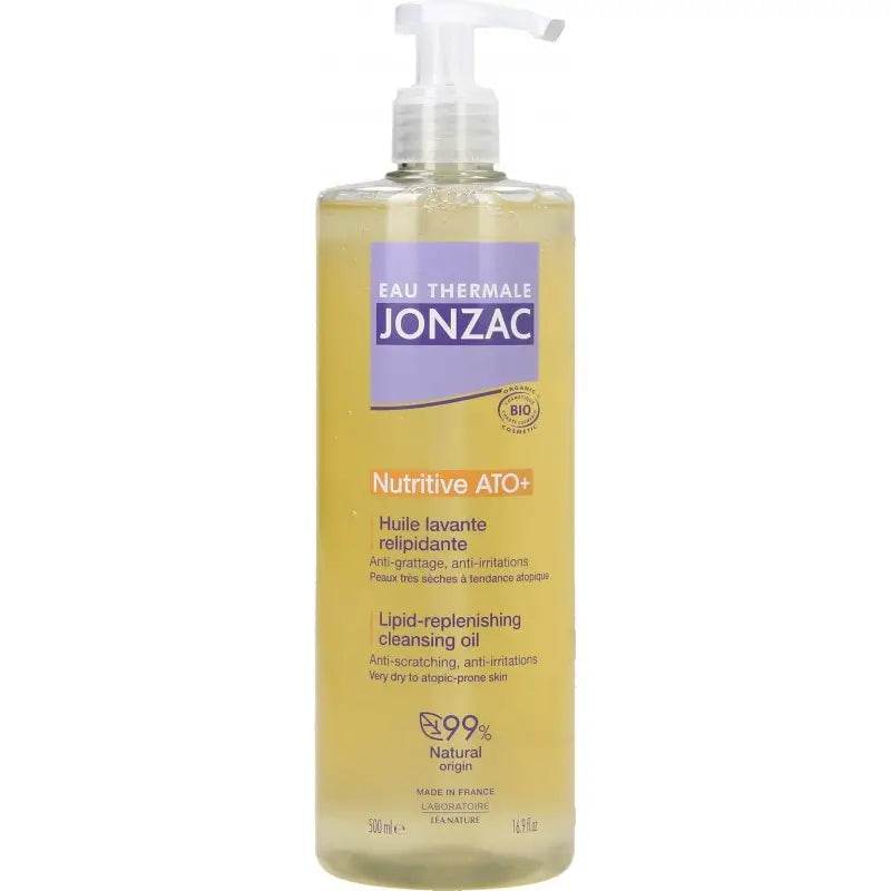 JONZAC Nutritive AP+ Huile Lavante Relipidante 500ml Apaisante Protectrice Peaux Atopiques