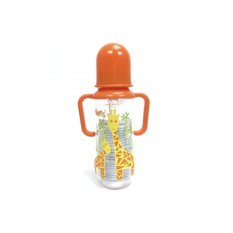 JUNIORS BIBERON EN VERRE AVEC POIGNET 125ML