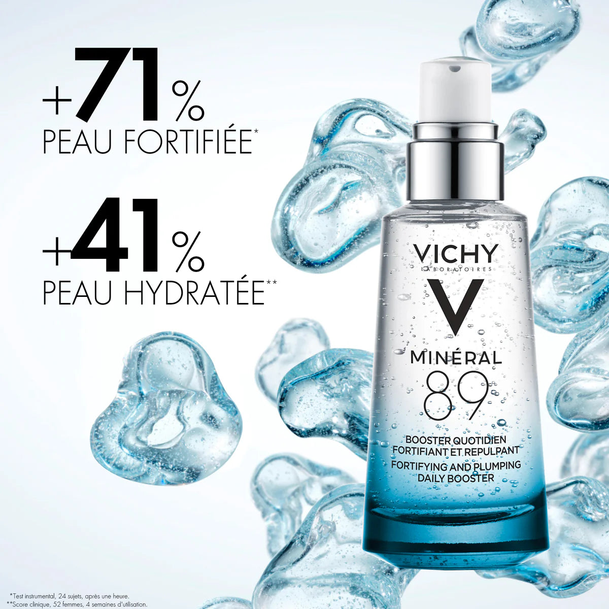 VICHY Minéral 89 Sérum Booster Hydratant Fortifiant Repulpant