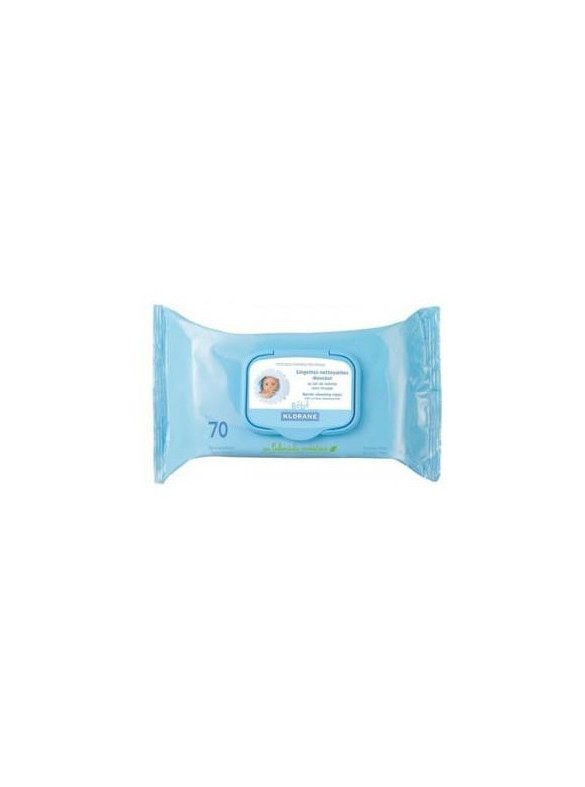 KLORANE LINGETTES ÉPAISSES NETTOYANTES BOITE DE 70
