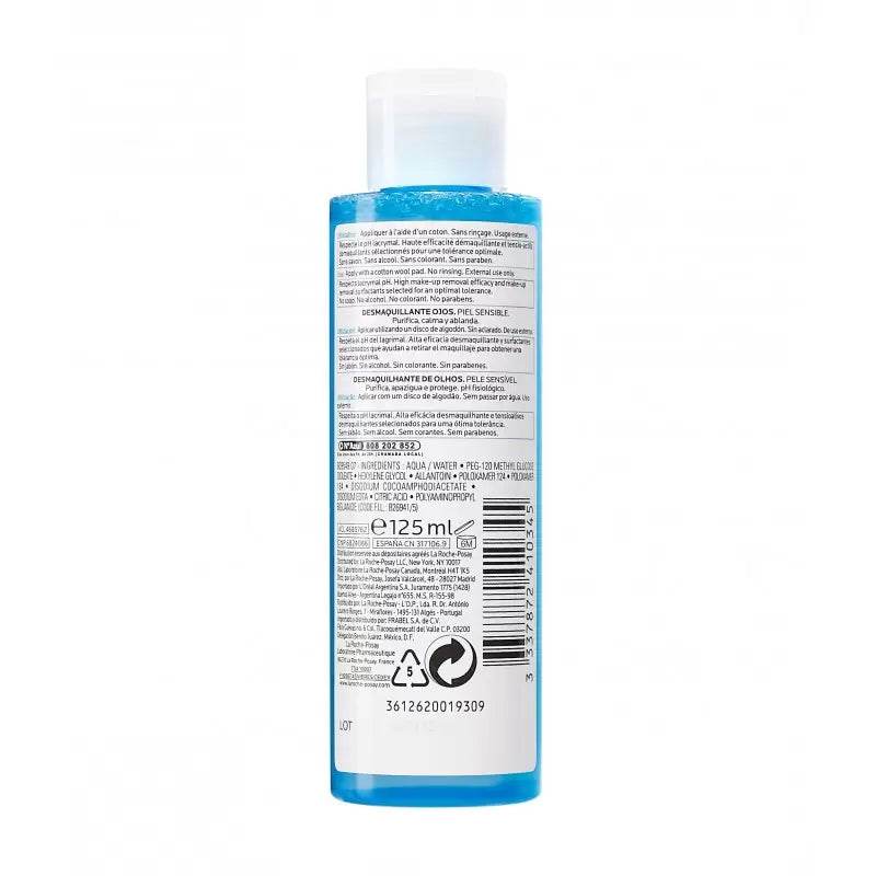 La Roche-Posay Démaquillant Yeux Physiologique 125ml – Démaquillant Doux Yeux Sensibles