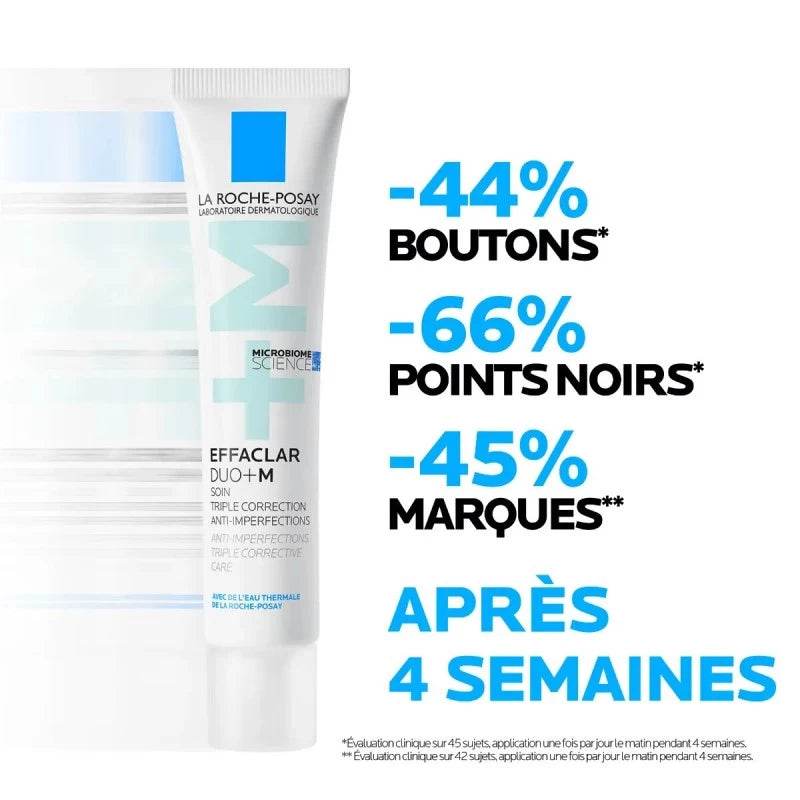 LA ROCHE-POSAY Effaclar Duo+ M 40ml Soin Anti-Imperfections Correction Complète