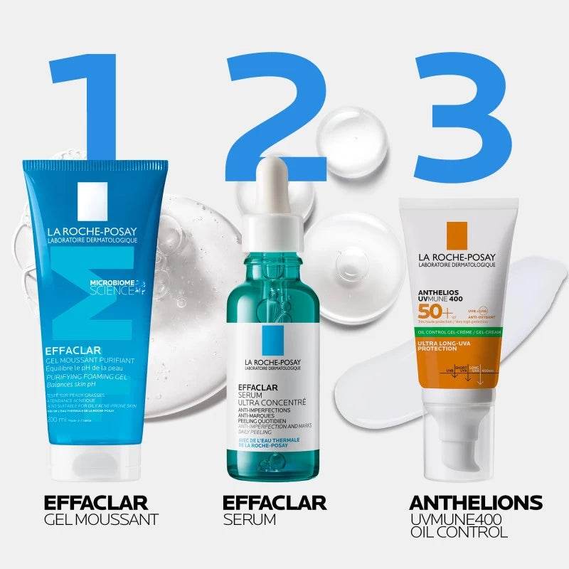 LA ROCHE-POSAY Effaclar Pack Sérum Ultra Concentré 15 ml + Gel Micro 50ml Anti-Imperfections