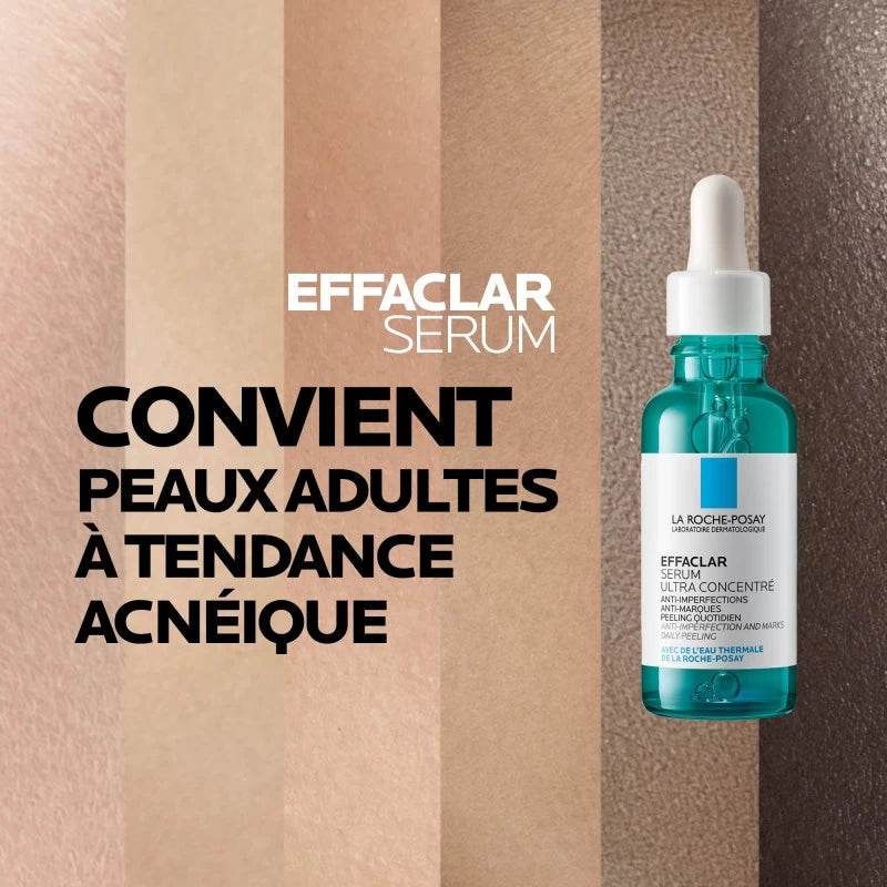 LA ROCHE-POSAY Effaclar Pack Sérum Ultra Concentré 15 ml + Gel Micro 50ml Anti-Imperfections