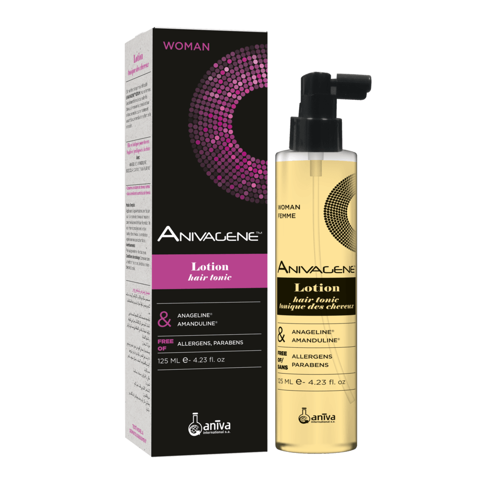 Anivagene Lotion Tonique pour les Cheveux Femme 125ml Stimulant Capillaire Féminin