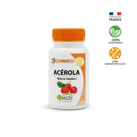 MGD ACEROLA CITRON PILLULIER 30 COMPRIMÉS