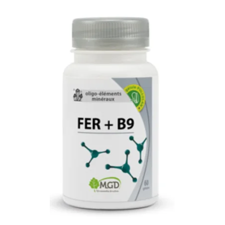 MGD NATURE FER + B9 60 GÉLULES