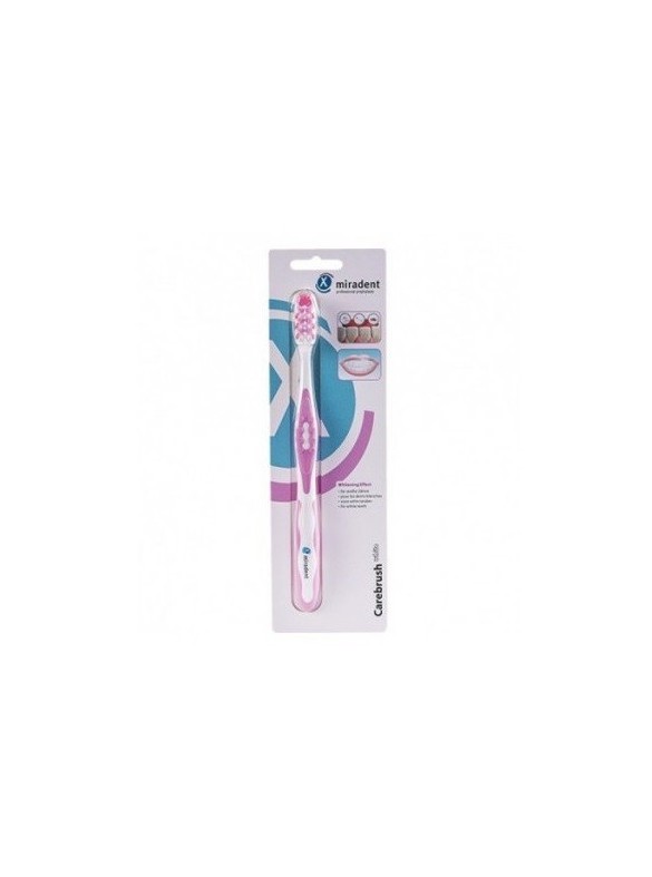 MIRADENT BROSSE A DENTS CAREBRUSH WHITE ROSE