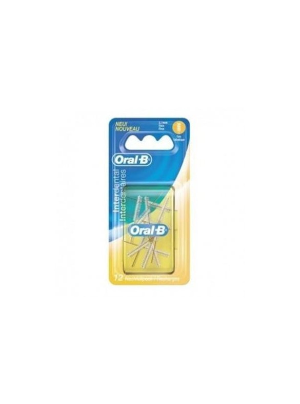 ORAL B RECHARGES CYLINDRIQUES 6 BROSSETTES INTER-DENTAIRES