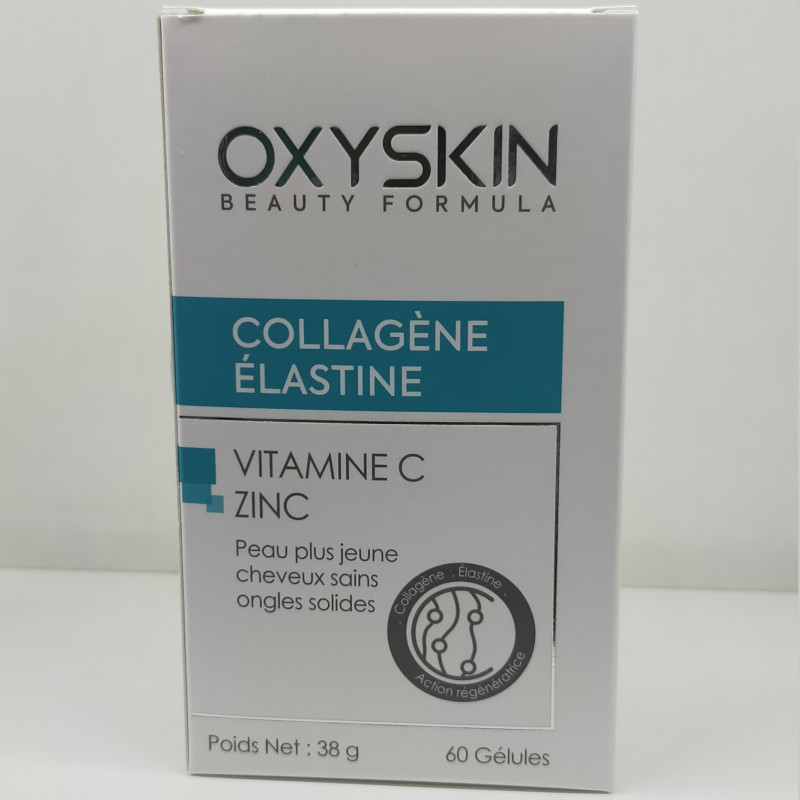 OXYSKIN COLLAGENE ELASTINE POUR CHEVEUX ONGLES PEAU 60 GELULES
