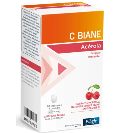 PILEJE C Biane Acérola – 60 comprimés