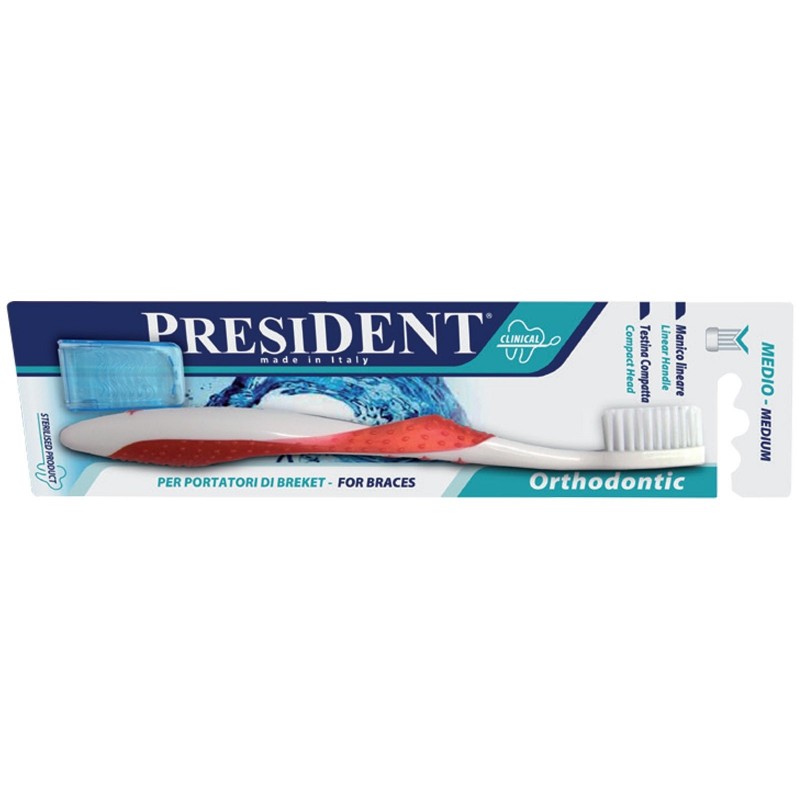 PRESIDENT BROSSE A DENTS ORTHODONTIC MEDIUM