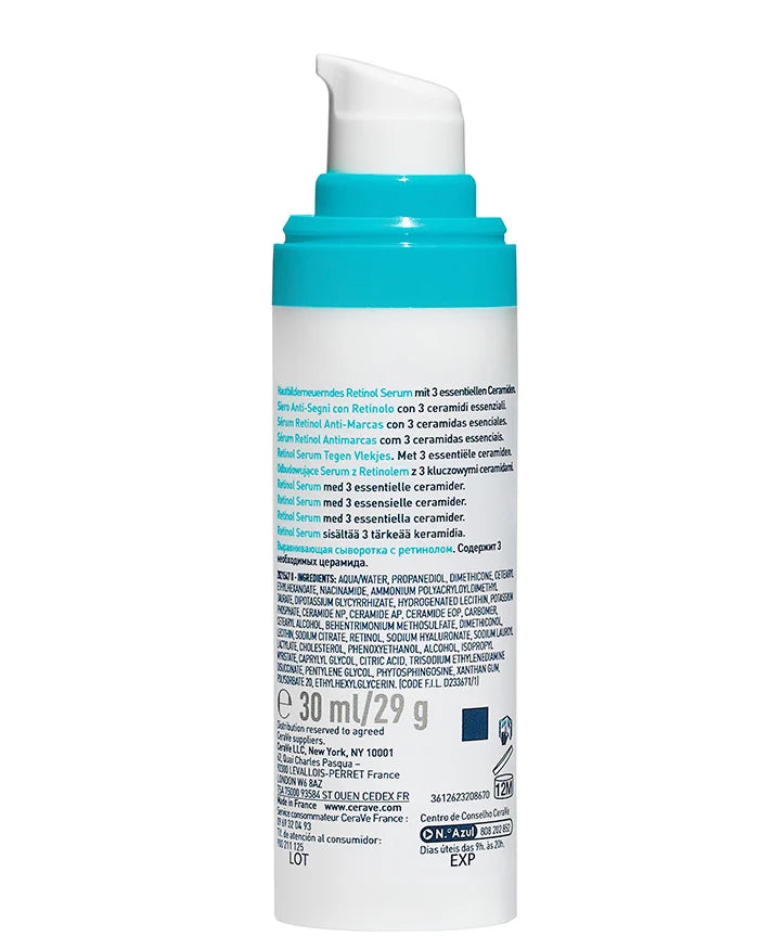 CERAVE Sérum Rétinol Anti-Marques Renouvellement Cutané 30ml