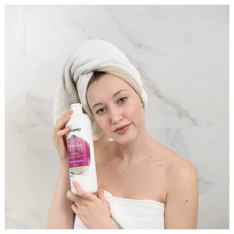 BABARIA Shampooing Oignon 700ml Shampooing Anti-Chute Cheveux Fortifiant