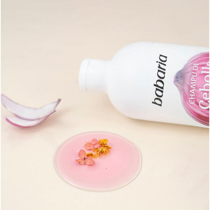 BABARIA Shampooing Oignon 700ml Shampooing Anti-Chute Cheveux Fortifiant
