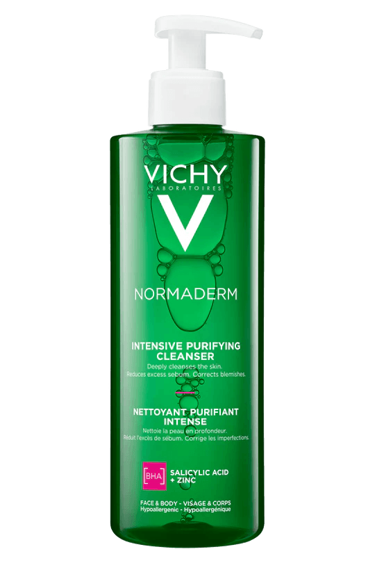 VICHY Normaderm Phytosolution Gel Purifiant Détox Végétale Intensive Eau Thermale 200ml