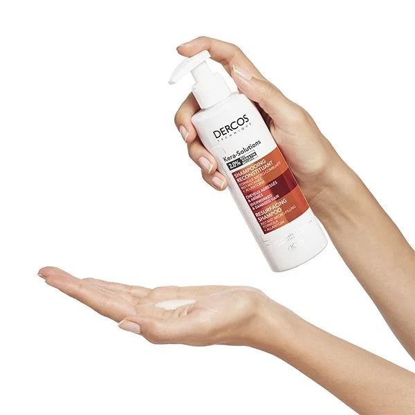 VICHY Dercos Kera-Solutions Shampooing Reconstituant Cheveux Abîmés 250ml